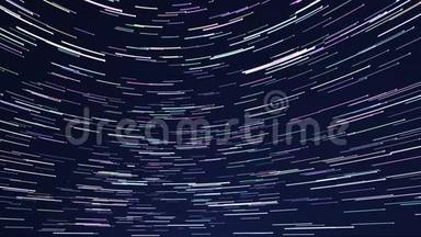 星迹星系惊人之夜，4k视频